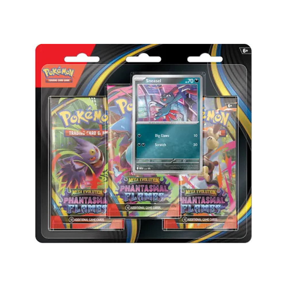 Mega Evolution Phantasmal Flames Triple Blister Pack