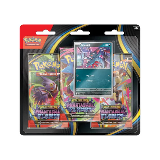 Mega Evolution Phantasmal Flames Triple Blister Pack